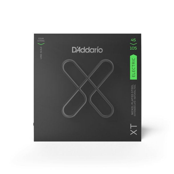 D'Addario XTB45100, Electric bass string set XT Coated 045�105 Long Scale